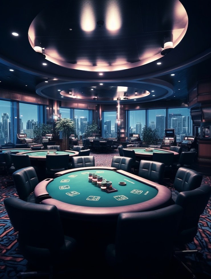 Poker Indonesia live table with dealer and player cards displayed on mobile screen